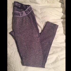 Purple marl gymshark flex leggings size L